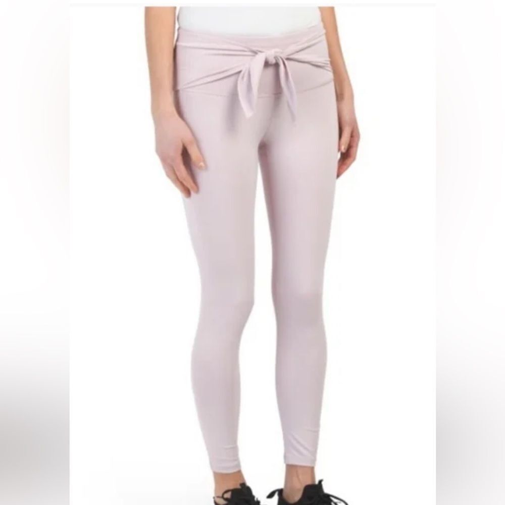 APANA WAIST TIE WORKOUT LEGGINGS
